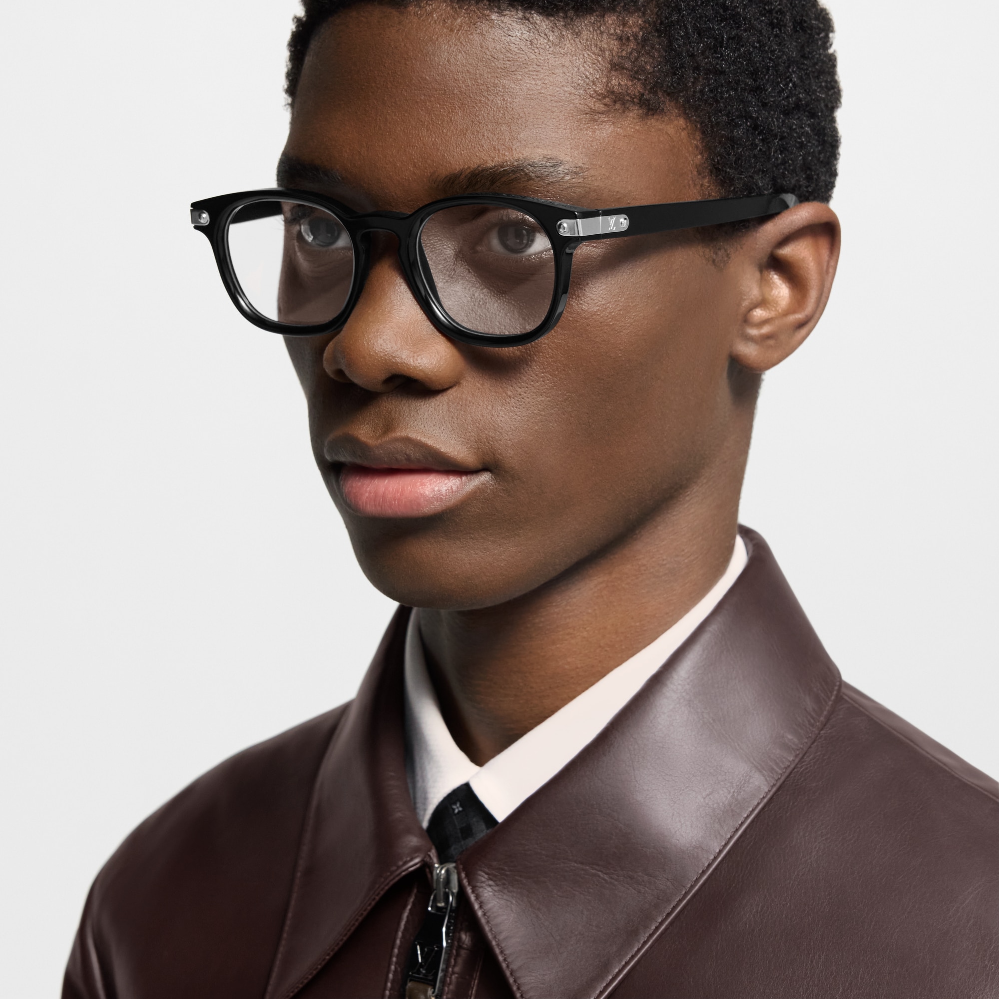 LV Signature Square Round Anti-Blue-Light Glasses S00